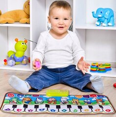 Muusikaline matt loomade helidega, kangapõhi hind ja info | Imikute mänguasjad | kaup24.ee