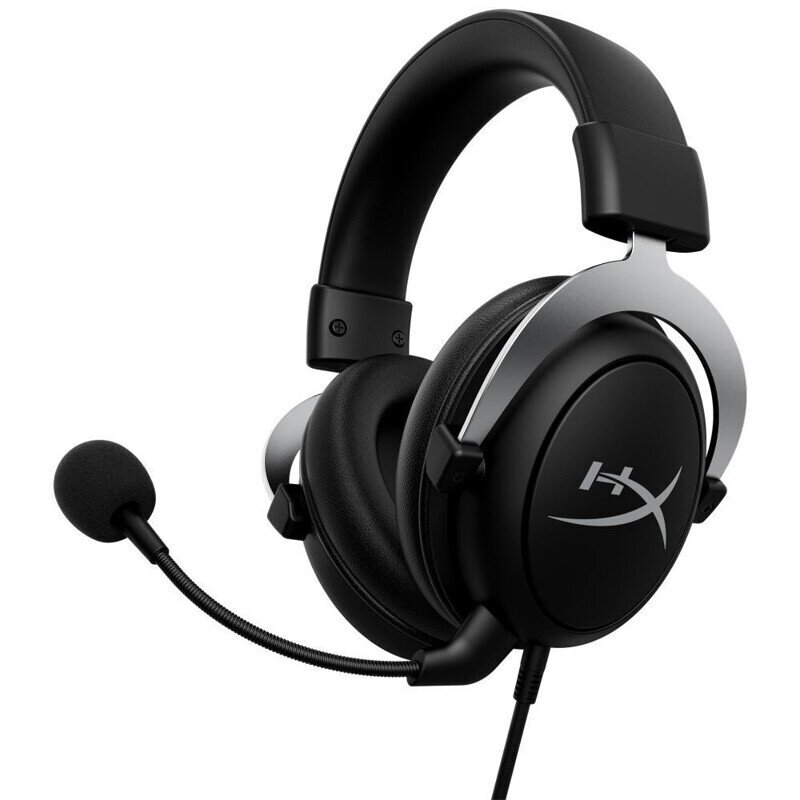 Kõrvaklapid HyperX CloudX Xbox HHSC2-CG-SL/G must/hõbe цена и информация | Kõrvaklapid | kaup24.ee