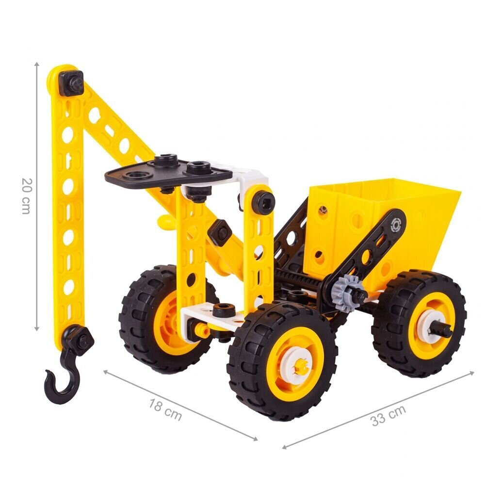 Konstruktorekskavaatorid, kraanad, 100 osa, 8 erinevat mudelit hind ja info | Klotsid ja konstruktorid | kaup24.ee