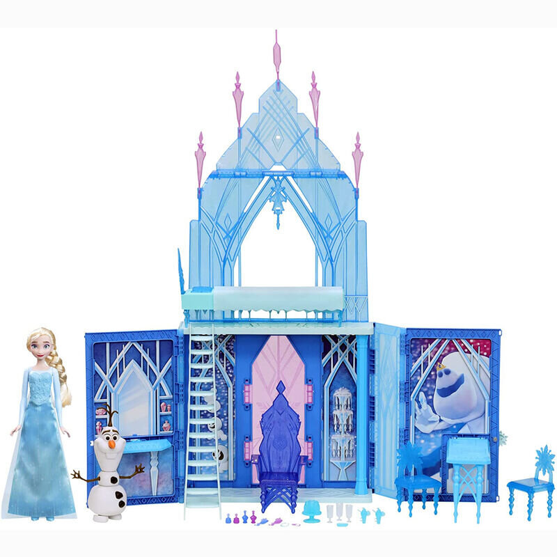 Disney frozen 2 jääpalee + elsa ja olafi komplekt цена и информация | Tüdrukute mänguasjad | kaup24.ee