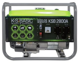 Бензиновый генератор энергии Konner&Sohnen KSB 2800A цена и информация | Электрогенераторы | kaup24.ee