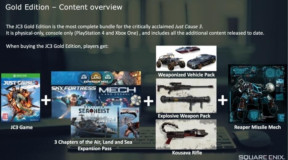 PlayStation 4 Mäng Just Cause 3 Gold Edition hind ja info | Arvutimängud, konsoolimängud | kaup24.ee