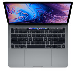 MacBook Pro 2018 Retina 13" 4xUSB-C - Core i7 2.7GHz / 16GB / 512GB SSD серый (обновлённый, состояние A) цена и информация | Ноутбуки | kaup24.ee