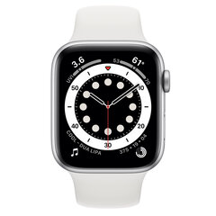 Nutikell Apple Watch Series 6 44mm GPS, Silver (uuendatud, seisukord A) цена и информация | Смарт-часы (smartwatch) | kaup24.ee