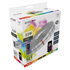 Led riba Avide 22W RGB WIFI+muusikajuhtimine, puldiga, IP65, 10 m hind ja info | LED ribad | kaup24.ee