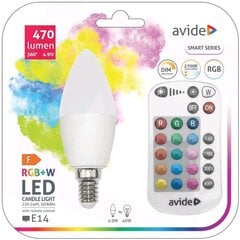 Led-lamp Avide Smart 4,9W RGB+W E14 puldiga цена и информация | Лампочки | kaup24.ee