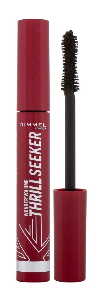 Ripsmetušš Rimmel London Thrill Seeker 8 ml, Extreme Black hind ja info | Ripsmetušid, lauvärvid, silmapliiatsid, seerumid | kaup24.ee