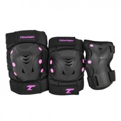 Tempish TAKY set of knee elbows and wrist protectors Pink Size L цена и информация | Защиты | kaup24.ee