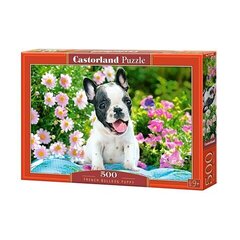 Pusle Castorland French Buldog Puppy 500 osa цена и информация | Пазлы | kaup24.ee