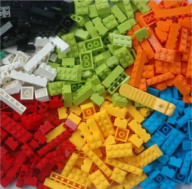 Lego tüüp värvilised ehituskivid (Building Blocks-Bricks) 500 tk hind ja info | Klotsid ja konstruktorid | kaup24.ee