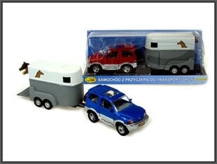 Maastikuauto koos haagise ja hobustega hind ja info | Poiste mänguasjad | kaup24.ee