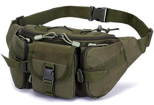 Мужская тактическая поясная сумка Т28, зеленая цена и информация | Мужские сумки | kaup24.ee