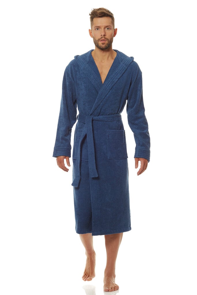Hommikumantel "Lucas Blue" цена и информация | Meeste hommikumantlid, pidžaamad | kaup24.ee