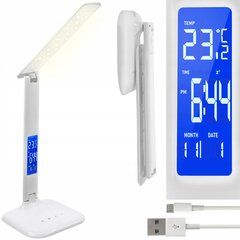 Multifunktsionaalne termomeetriga laualamp цена и информация | Настольные лампы | kaup24.ee