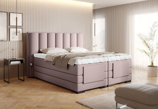 Кровать NORE Gojo 101, 180x200 см, розовая цена и информация | Кровати | kaup24.ee