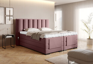 Кровать NORE Gojo 101, 180x200 см, розовая цена и информация | Кровати | kaup24.ee