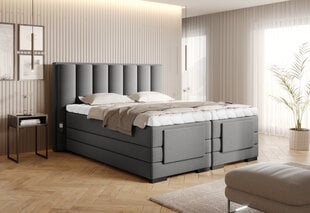 Кровать NORE Veros, 180x200 см, серая цена и информация | Кровати | kaup24.ee