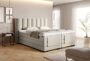 Кровать NORE Veros, 160x200 см, бежевого цвета цена и информация | Кровати | kaup24.ee