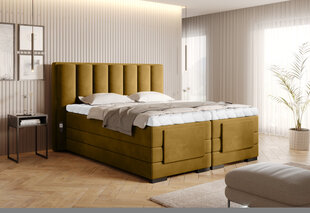 Кровать NORE Loco 45, 140x200 см, желтая цена и информация | Кровати | kaup24.ee