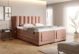 Кровать NORE Gojo 101, 140x200 см, розовая цена и информация | Кровати | kaup24.ee
