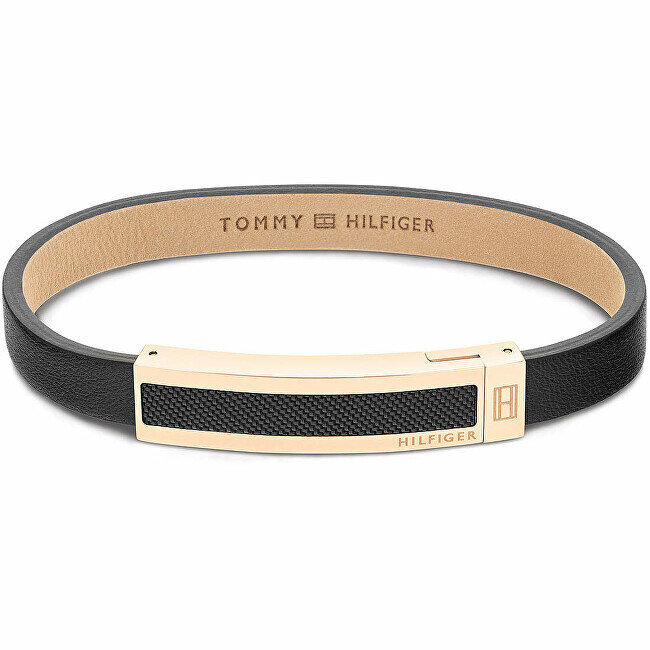 Tommy Hilfiger Moodne nahast käevõru 2790399 hind ja info | Meeste ehted | kaup24.ee