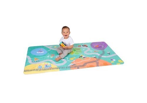 Kahepoolne mängumatt Playgro City to Country, 80x158 cm hind ja info | Tegelustekid | kaup24.ee