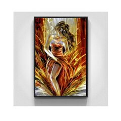 Металлическая картина ручной работы Dancer 80x120 см цена и информация | Картины, живопись | kaup24.ee