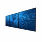 Metallist käsitöö 3-osaline triptühhonmaal Blue Energy 180x60cm hind ja info | Seinapildid | kaup24.ee
