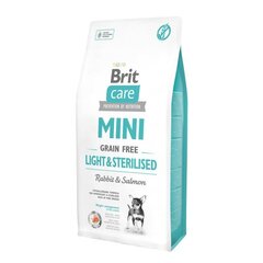 Brit Care Grain Free Mini Light & Sterilised 7 кг цена и информация |  Сухой корм для собак | kaup24.ee