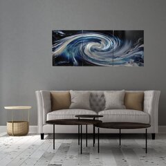 Metallist käsitöö triptühhonmaal Storm 150x60cm цена и информация | Картины, живопись | kaup24.ee