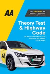 AA Theory Test & Highway Code 12th New edition hind ja info | Ühiskonnateemalised raamatud | kaup24.ee