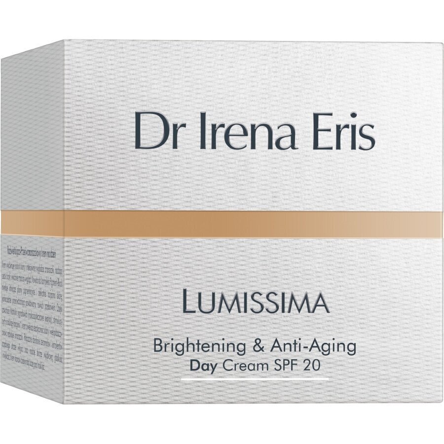 DR IRENA ERIS Lumissima kirgastav vananemisvastane päevakreem SPF20 50ml hind ja info | Näokreemid | kaup24.ee