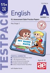11plus English Year 4/5 Testpack a Papers 1-4: GL Assessment Style Practice Papers hind ja info | Noortekirjandus | kaup24.ee