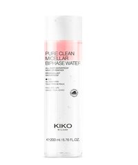 Mitsellaarvesi Kiko Milano Pure Clean Biphase Water, 200 ml hind ja info | Näopuhastusvahendid | kaup24.ee