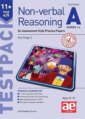 11plus Non-verbal Reasoning Year 4/5 Testpack A Papers 1-4: GL Assessment Style Practice Papers цена и информация | Книги для подростков и молодежи | kaup24.ee