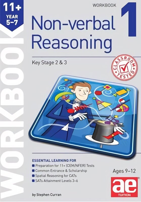 11plus Non-verbal Reasoning Year 5-7 Workbook 1: Including Multiple-choice Test Technique цена и информация | Noortekirjandus | kaup24.ee