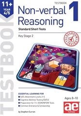 11plus Non-verbal Reasoning Year 4/5 Testbook 1: Standard Short Tests hind ja info | Noortekirjandus | kaup24.ee