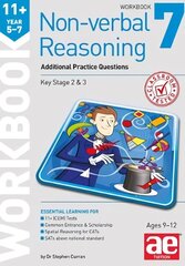 11plus Non-verbal Reasoning Year 5-7 Workbook 7: Additional CEM Style Practice Questions hind ja info | Noortekirjandus | kaup24.ee
