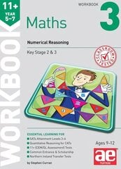 11plus Maths Year 5-7 Workbook 3: Numerical Reasoning цена и информация | Книги для подростков и молодежи | kaup24.ee