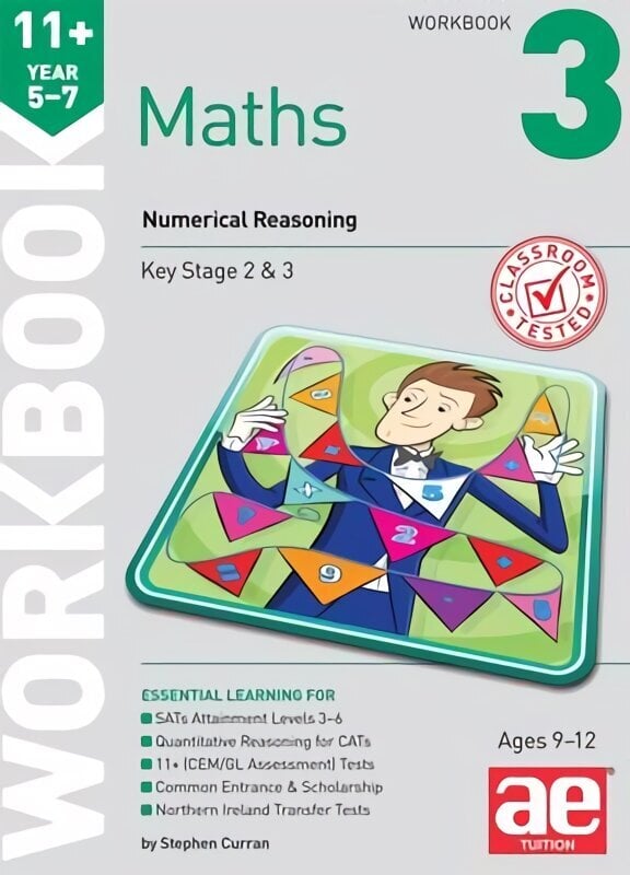 11plus Maths Year 5-7 Workbook 3: Numerical Reasoning цена и информация | Noortekirjandus | kaup24.ee