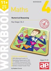 11plus Maths Year 5-7 Workbook 4: Numerical Reasoning цена и информация | Книги для подростков и молодежи | kaup24.ee