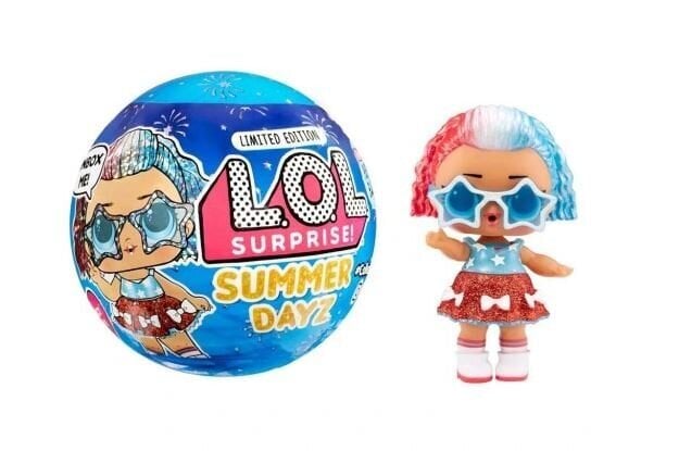 Nukk LOL Surprise Summer Dayz Jubilee, 8 cm цена и информация | Tüdrukute mänguasjad | kaup24.ee