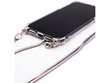 Evelatus Xiaomi Note 8 Pro Silicone TPU Transparent with Necklace Strap Silver цена и информация | Telefoni kaaned, ümbrised | kaup24.ee