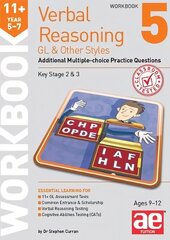 11plus Verbal Reasoning Year 5-7 GL & Other Styles Workbook 5: Additional Multiple-choice Practice Questions hind ja info | Noortekirjandus | kaup24.ee