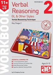 11plus Verbal Reasoning Year 4/5 GL & Other Styles Workbook 2: Verbal Reasoning Technique hind ja info | Noortekirjandus | kaup24.ee