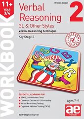11plus Verbal Reasoning Year 3/4 GL & Other Styles Workbook 2: Verbal Reasoning Technique hind ja info | Noortekirjandus | kaup24.ee