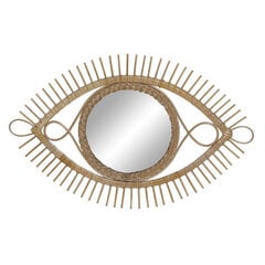 Настенное зеркало DKD Home Decor, коричневый ротанг (71 x 2 x 45 см) цена и информация | Зеркальца | kaup24.ee