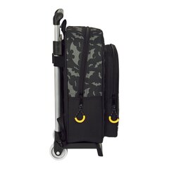 Ratastega koolikott Batman Hero Must (27 x 33 x 10 cm) цена и информация | Школьные рюкзаки, спортивные сумки | kaup24.ee
