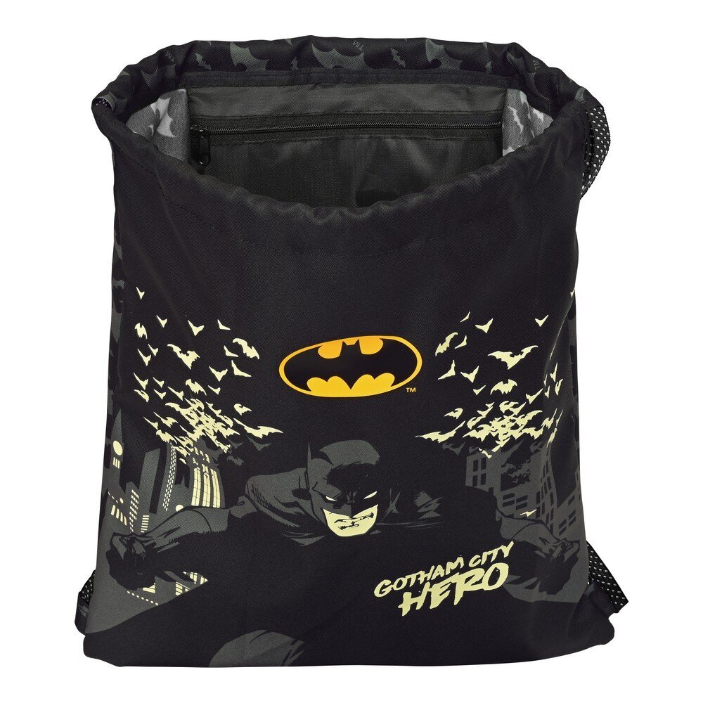 Paeltega kingikott Batman Hero (35 x 40 x 1 cm) hind ja info | Koolikotid, sussikotid | kaup24.ee