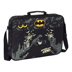 Kooli ranits Batman Hero Must (38 x 28 x 6 cm) kaina ir informacija | Koolikotid, sussikotid | kaup24.ee